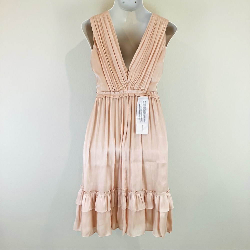 BCBGMaxAzria Everett Tiered Midi Dress - Picture 5 of 9